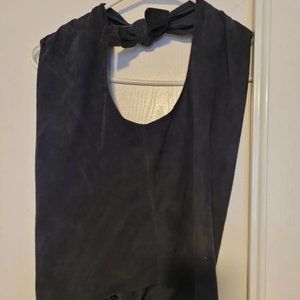 Chanel Navy Blue Goatskin